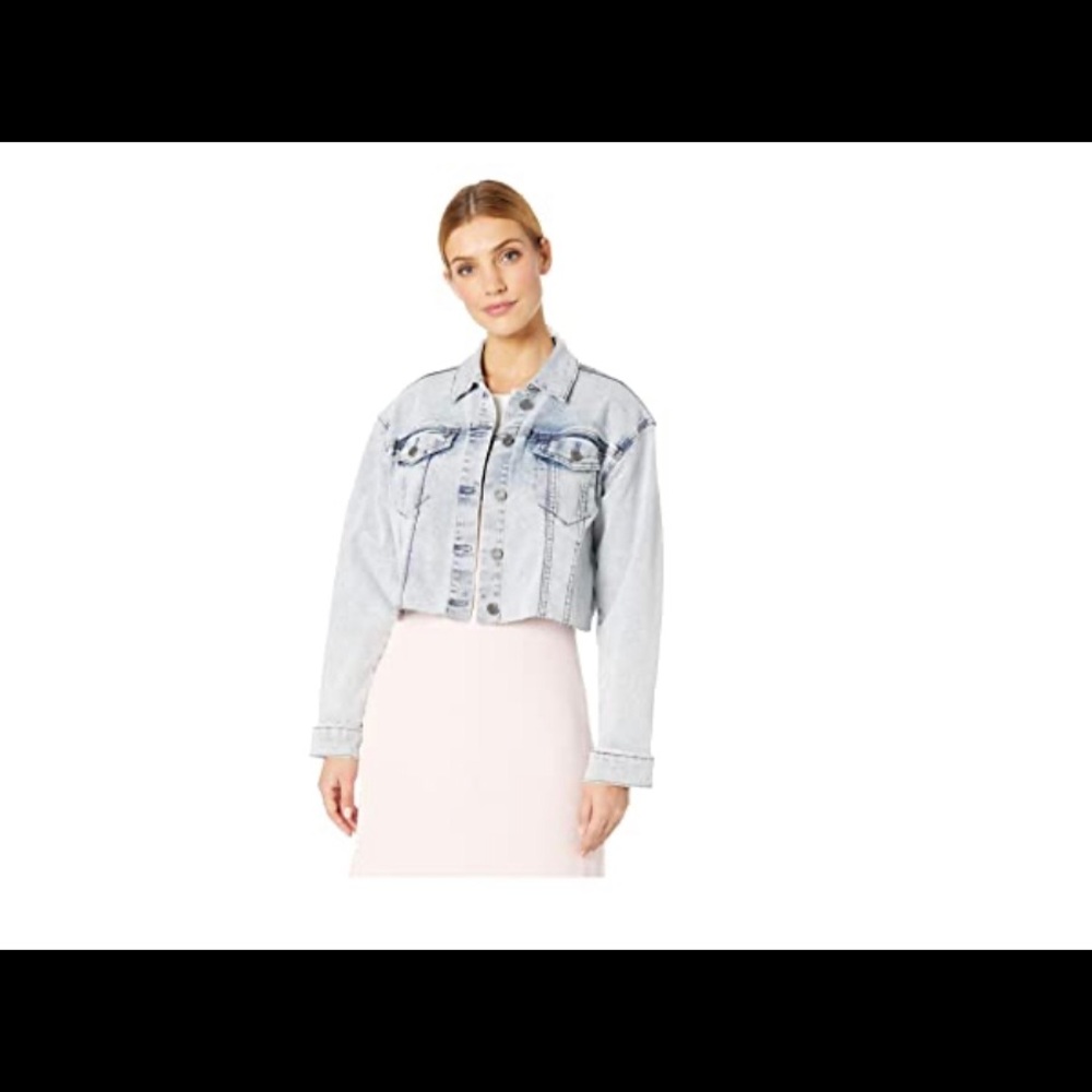 💙 (3 for $30) Skinny girl cropped stretch denim jacket